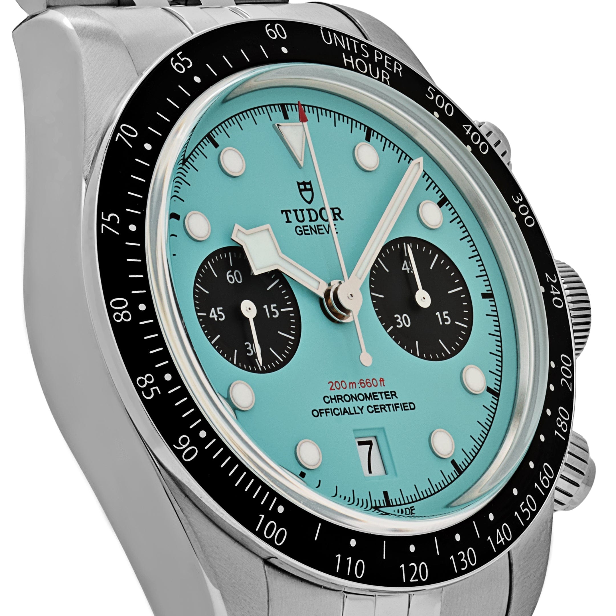 Tudor Black Bay Chrono 79360N-0024 Stainless Steel Turquoise Dial Tiffany Blue