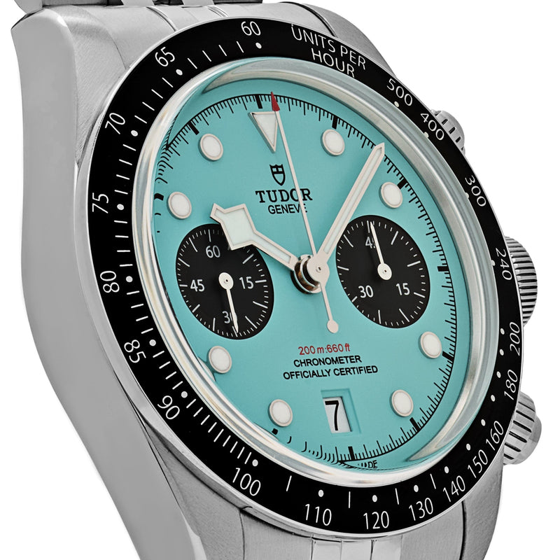 Tudor Black Bay Chrono 79360N-0024 Stainless Steel Turquoise Dial Tiffany Blue