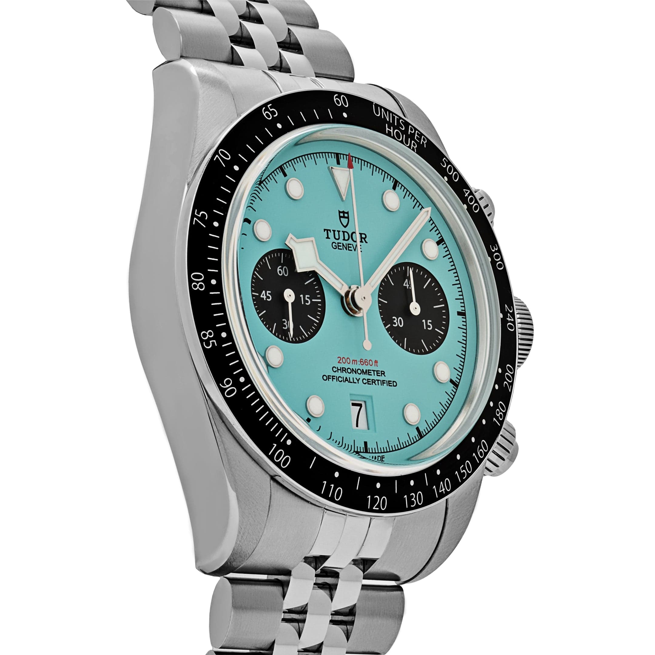 Tudor Black Bay Chrono 79360N-0024 Stainless Steel Turquoise Dial Tiffany Blue