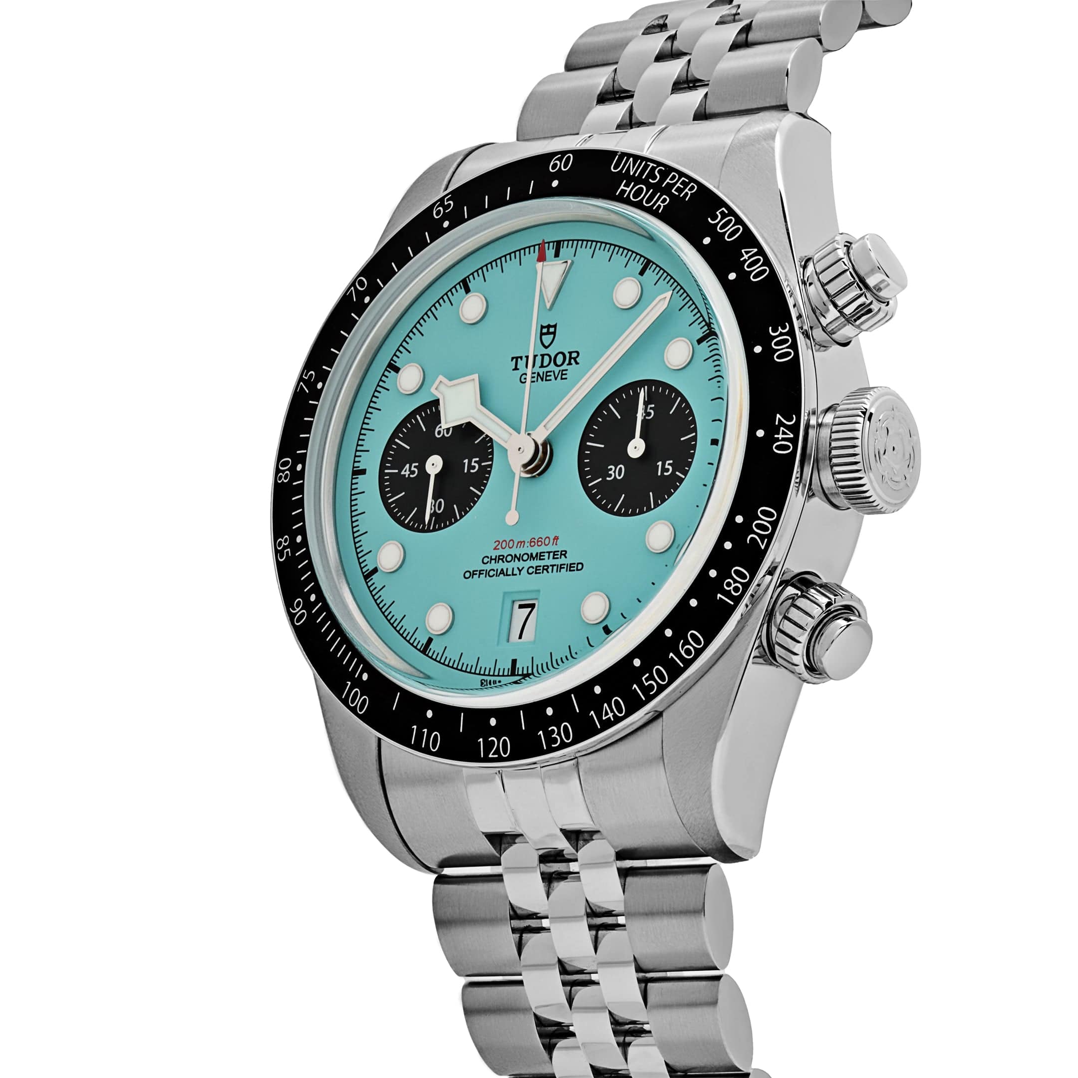 Tudor Black Bay Chrono 79360N-0024 Stainless Steel Turquoise Dial Tiffany Blue
