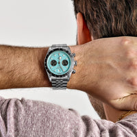 Tudor Black Bay Chrono 79360N-0024 Stainless Steel Turquoise Dial Tiffany Blue