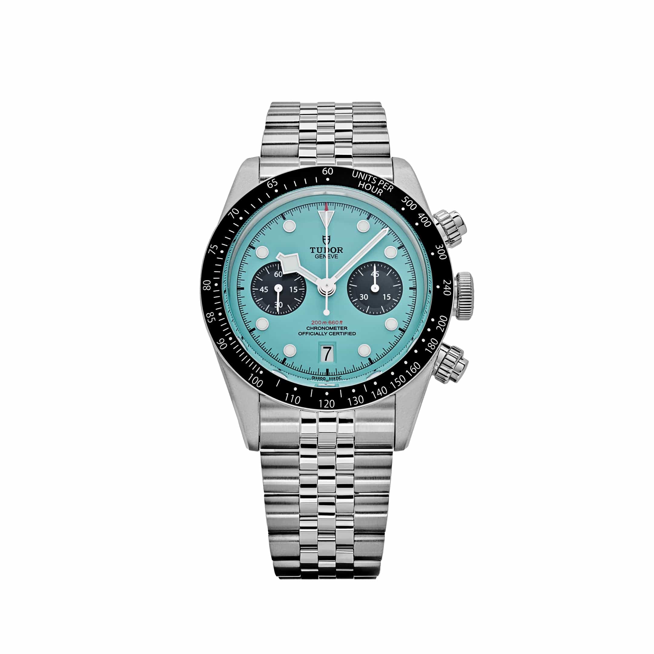 Tudor Black Bay Chrono 79360N-0024 Stainless Steel Turquoise Dial Tiffany Blue