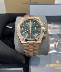 Vacheron Constantin Overseas Chronograph Rose Gold Green Dial 5520V/210R-B966