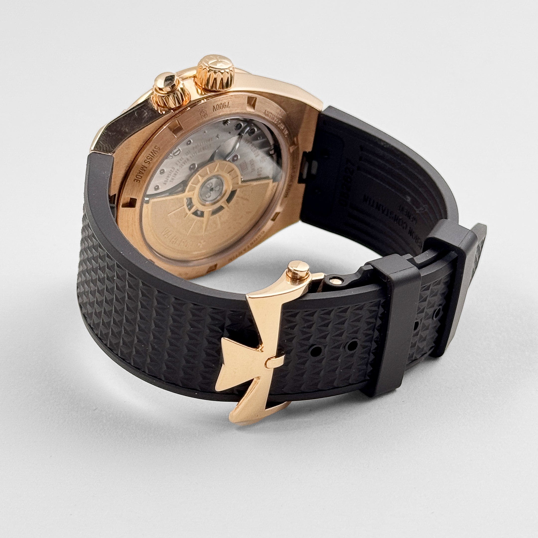 Vacheron Constantin Overseas Dual Time 7900V/000R-B336 Rose Gold Silver Dial