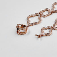 Van Cleef & Arpels Alhambra 2365149 'Ladies' Vintage Rose Gold White Mother of Pearl Dial Quartz Watch