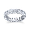 Oval Cut Diamond Eternity Band