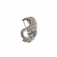 Vintage Mixed-Cut Diamond Brooch
