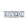 Emerald Cut Diamond Eternity Band