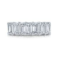 Emerald Cut Diamond Eternity Band