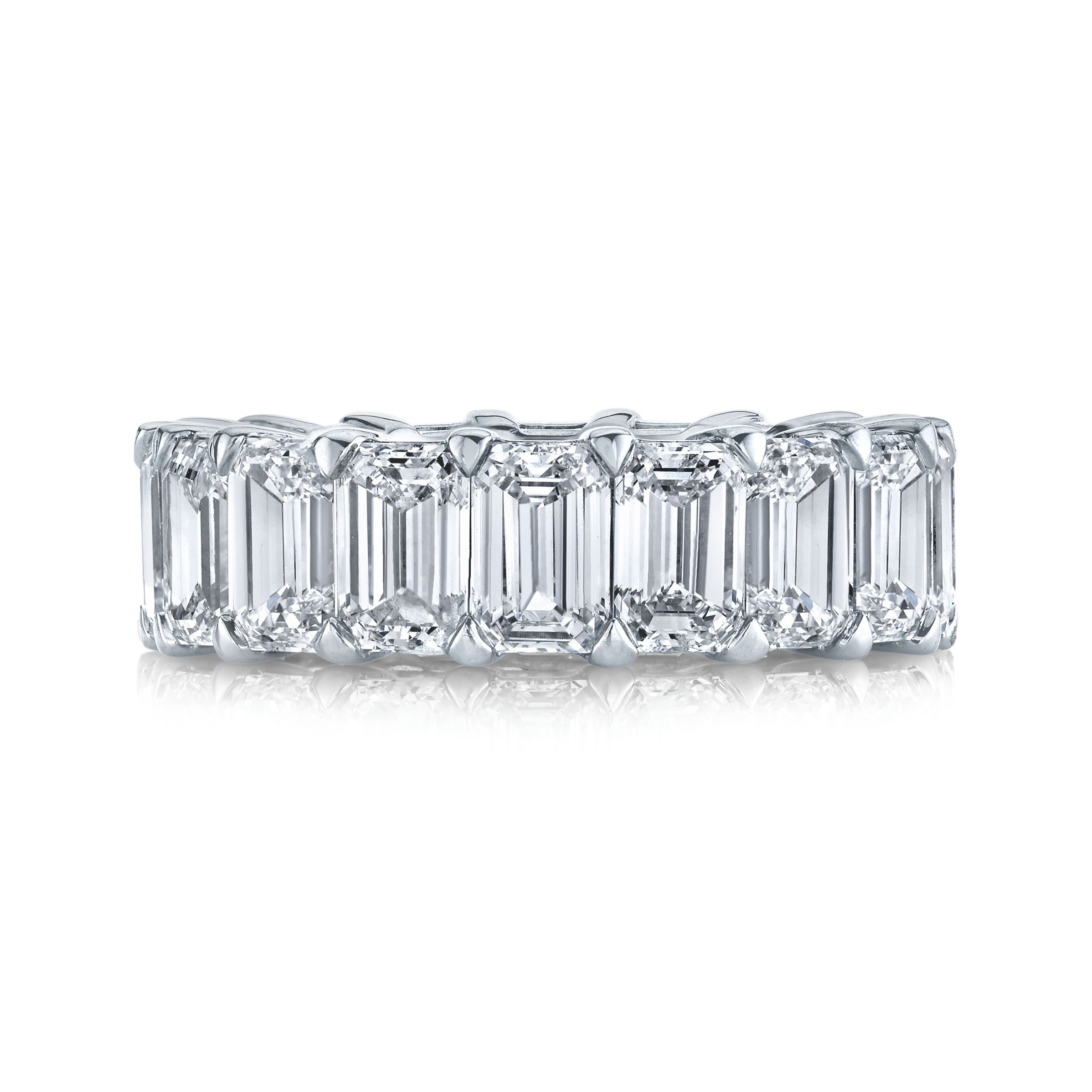 Emerald Cut Diamond Eternity Band