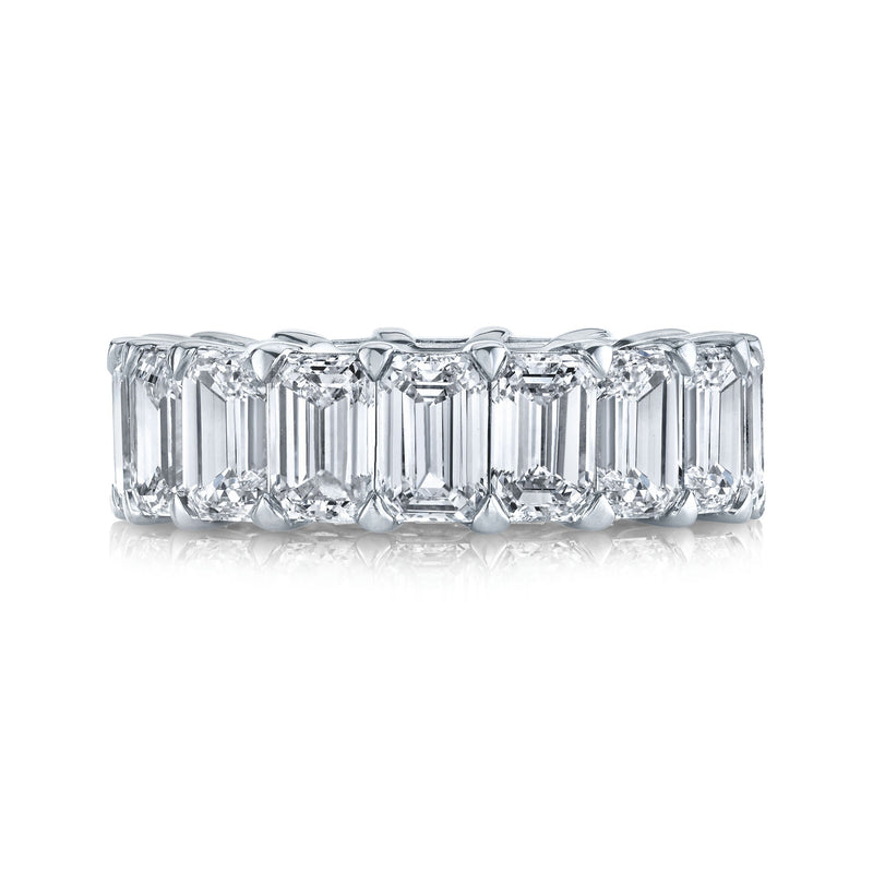 Emerald Cut Diamond Eternity Band