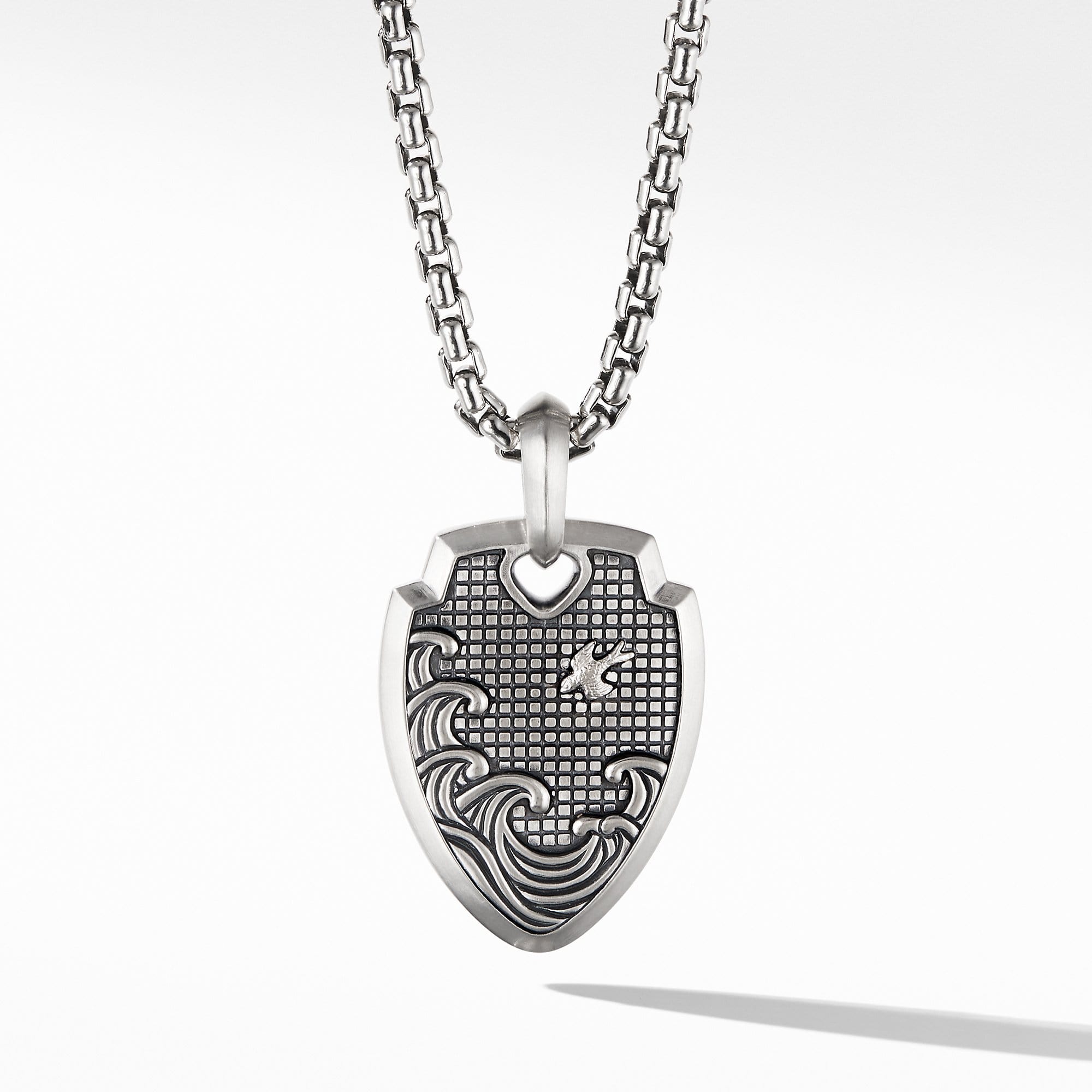 Waves Shield Pendant