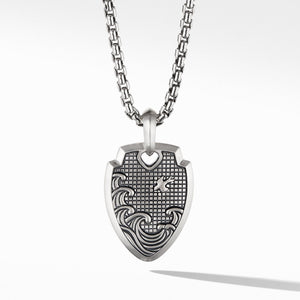 Waves Shield Pendant