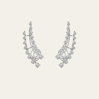 White Gold and Diamond Ear Cuffs