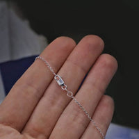 2.15ct. Natural Diamond Cross Pendant Set In 14K White Gold, Prong Set Brilliant Round Cut