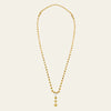 Yellow Diamond Drop Necklace