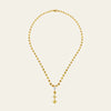 Yellow Diamond Drop Necklace