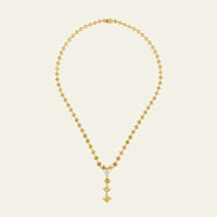 Yellow Diamond Drop Necklace