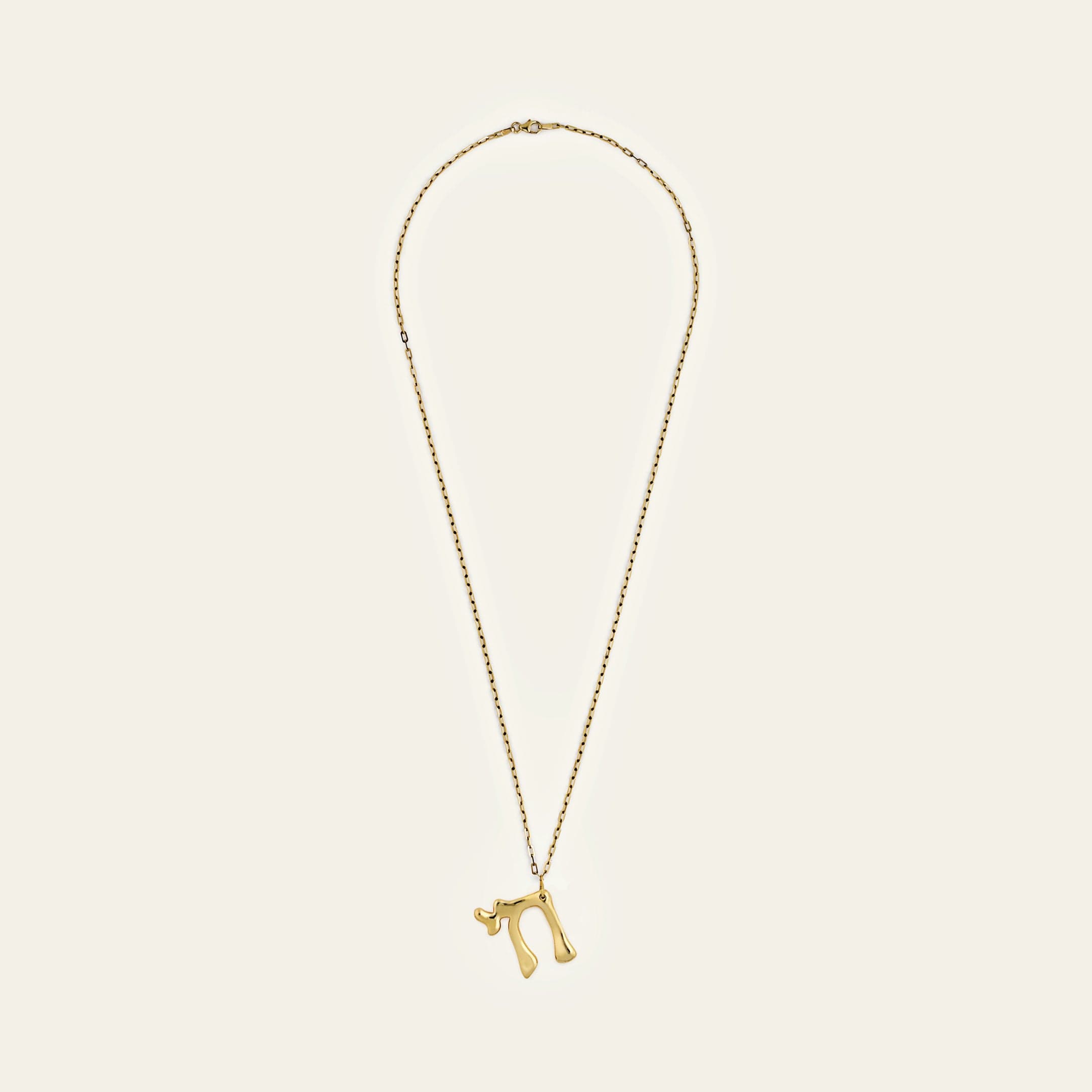 Yellow Gold Chai Pendant