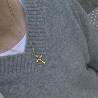 Yellow Gold Cross Pendant