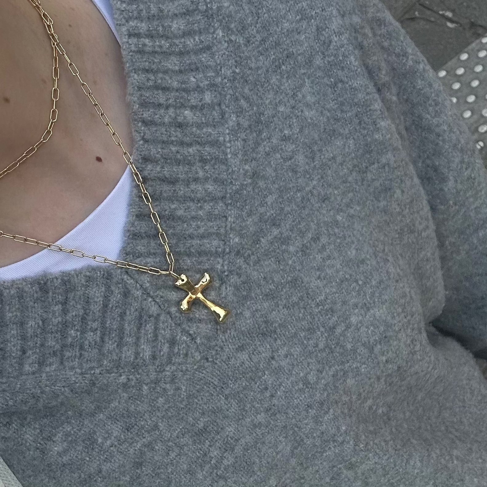 Yellow Gold Cross Pendant