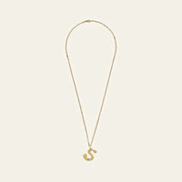 Yellow Gold Initial Pendant