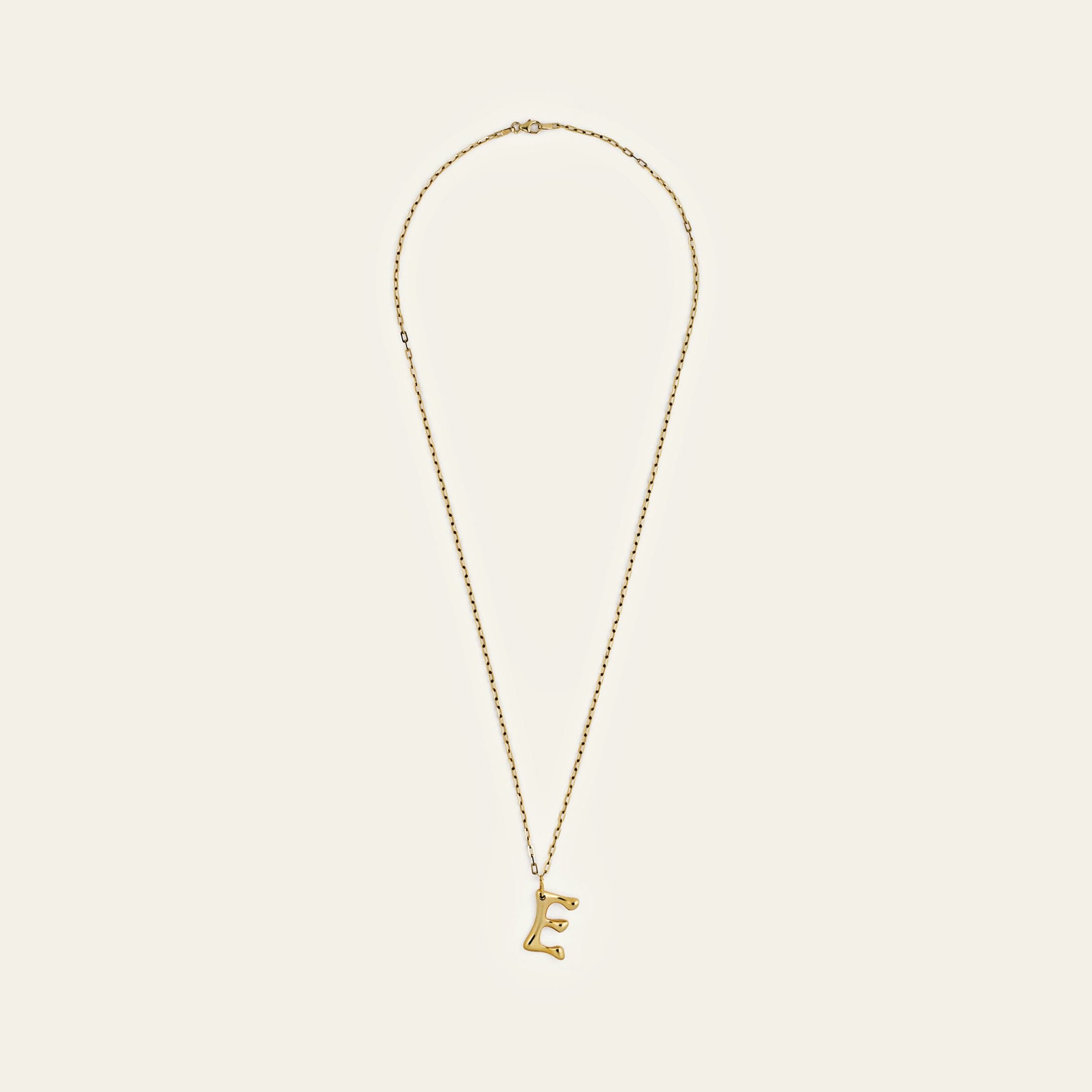 Yellow Gold Initial Pendant
