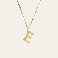 Yellow Gold Initial Pendant