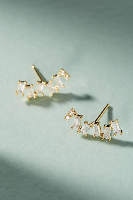 Abstract Crystal Stud Earrings, , Golden NYC Jewelry, Golden NYC Jewelry  jewelryjewelry deals, swarovski crystal jewelry, groupon jewelry,, jewelry for mom, 