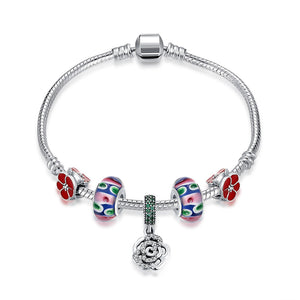 Sterling Silver Cotton Candy Swirl Bracelet