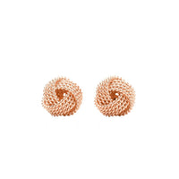 Mesh Twist Knot Stud Earring
