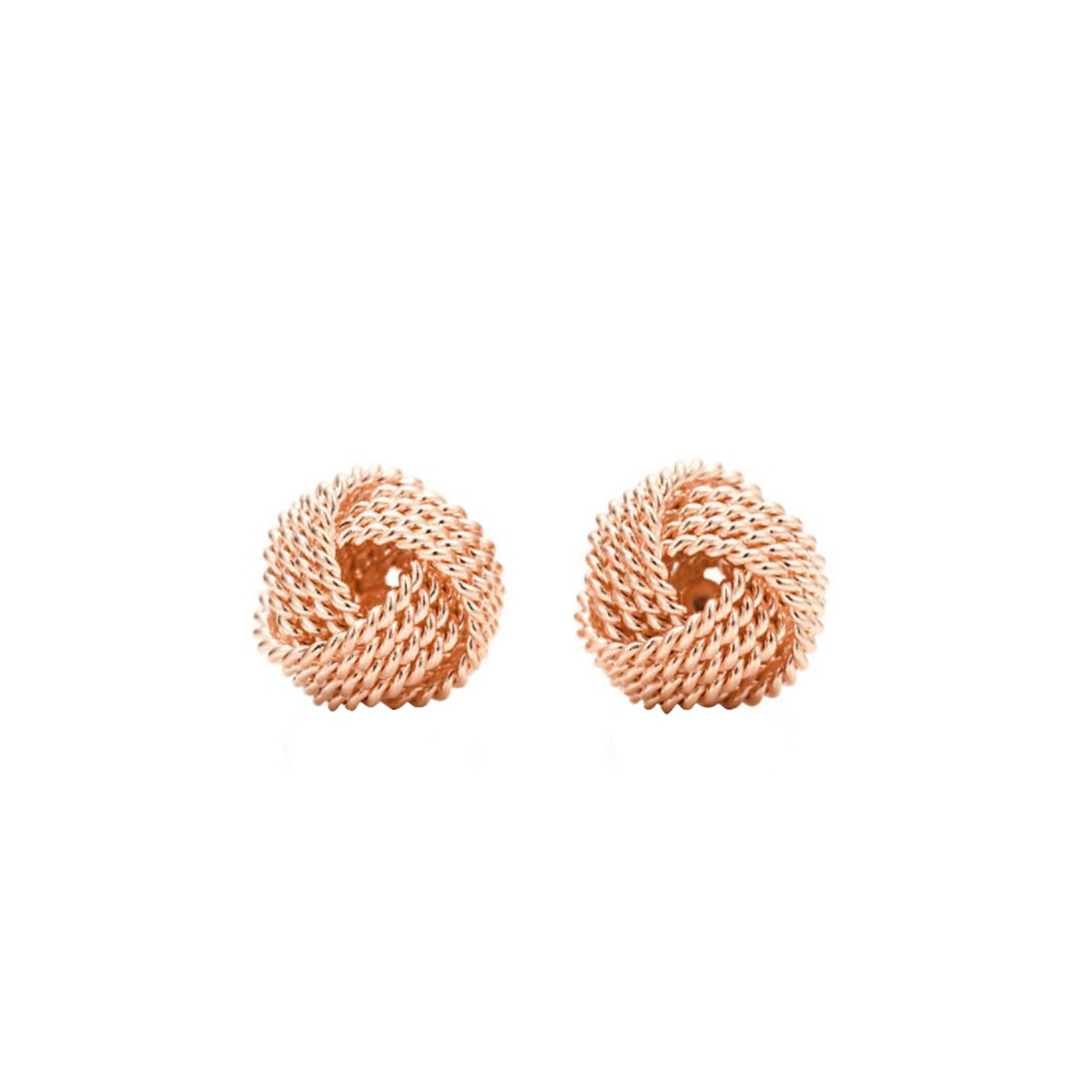 Mesh Twist Knot Stud Earring