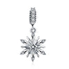 Sterling Silver Single Snowflake Charm, made for Christmas Charm - Golden NYC Jewelry