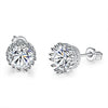 Royal Crown Swarovski Crystal Stud Earrings