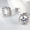 Royal Crown Swarovski Crystal Stud Earrings - Golden NYC Jewelry www.goldennycjewelry.com fashion jewelry for women