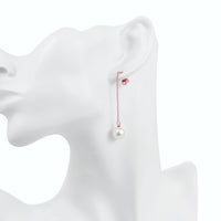 Freshwater Pearl Drop Earring in 18K Rose Gold Plated