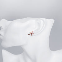 Starfish Stud Earring in 18K Rose Gold Plated