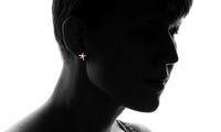 Starfish Stud Earring in 18K Rose Gold Plated
