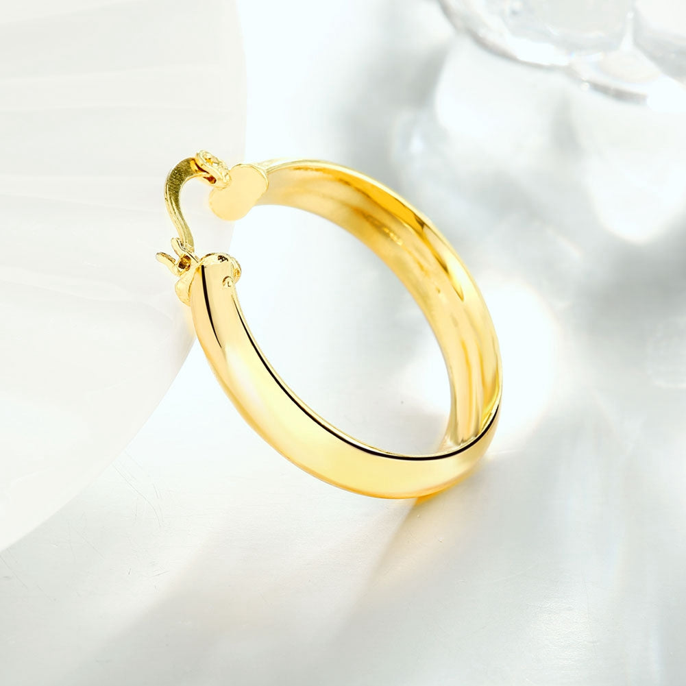 34mm Hoop Earring in 18K Gold Plated, Earring, Golden NYC Jewelry, Golden NYC Jewelry jewelryjewelry deals, swarovski crystal jewelry, groupon jewelry,, jewelry for mom,