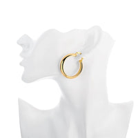 34mm Hoop Earring in 18K Gold Plated, Earring, Golden NYC Jewelry, Golden NYC Jewelry jewelryjewelry deals, swarovski crystal jewelry, groupon jewelry,, jewelry for mom,