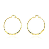 55mm Flat Hoop Earring in 18K Gold Plated, Earring, Golden NYC Jewelry, Golden NYC Jewelry jewelryjewelry deals, swarovski crystal jewelry, groupon jewelry,, jewelry for mom,