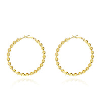 50mm Twist Hoop Earring in 18K Gold Plated, Earring, Golden NYC Jewelry, Golden NYC Jewelry jewelryjewelry deals, swarovski crystal jewelry, groupon jewelry,, jewelry for mom,