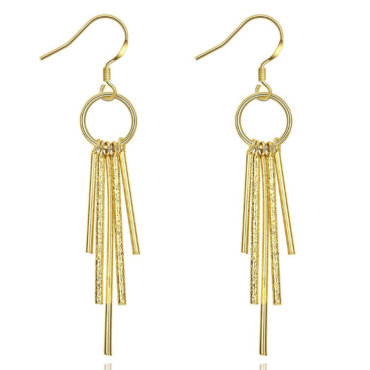 Golden NYC 18K Gold Plated Wind chimes Drop Earrings - Golden NYC Jewelry