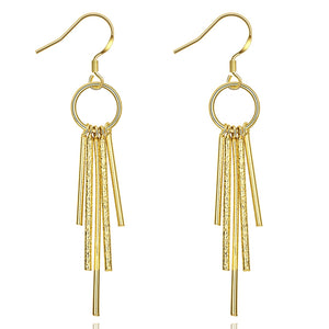 Windchimes Drop Drop Earring in 18K Gold Plated