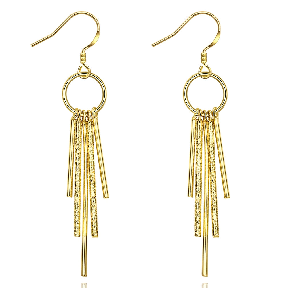 Windchimes Drop Drop Earring in 18K Gold Plated