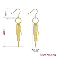 Windchimes Drop Drop Earring in 18K Gold Plated