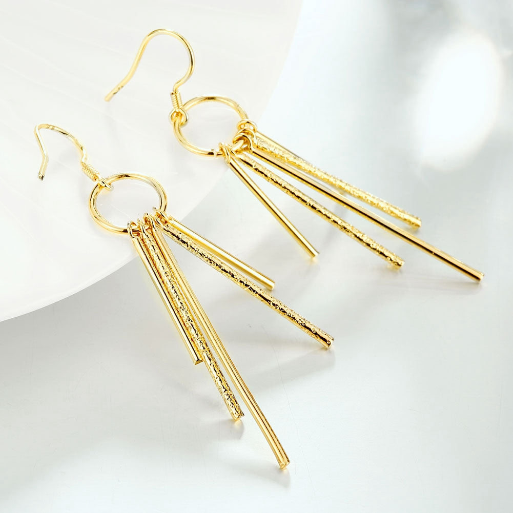 Windchimes Drop Drop Earring in 18K Gold Plated