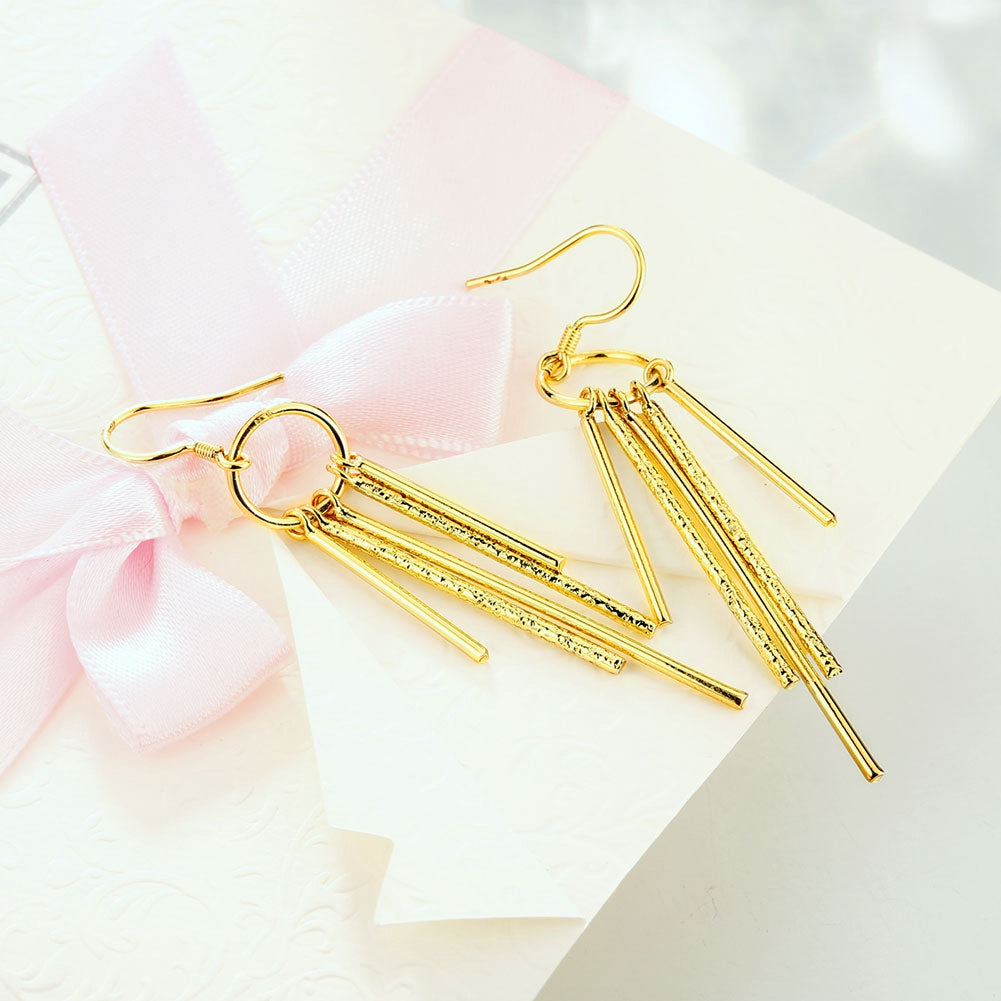 Windchimes Drop Drop Earring in 18K Gold Plated