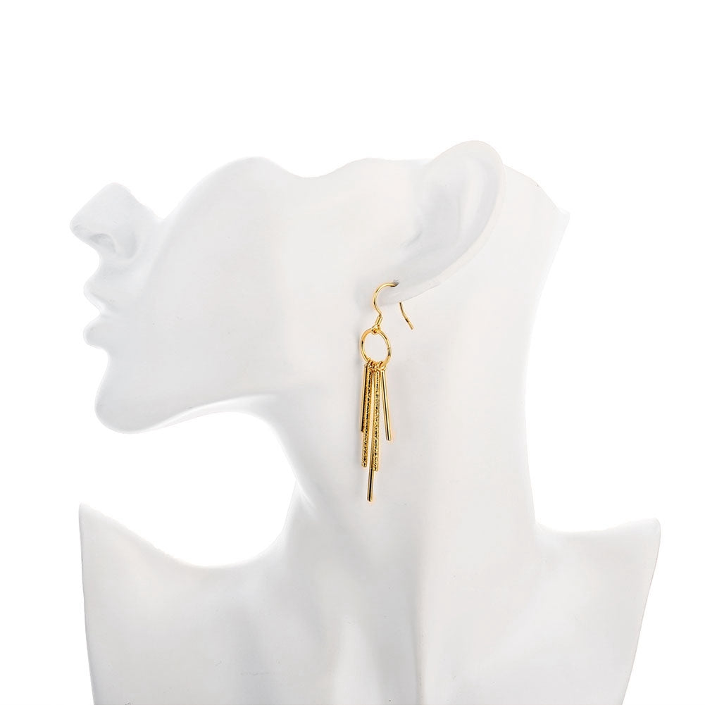 Windchimes Drop Drop Earring in 18K Gold Plated