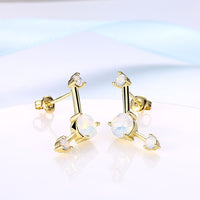 Stars Align Opal Stud Earring in 18K Gold Plated